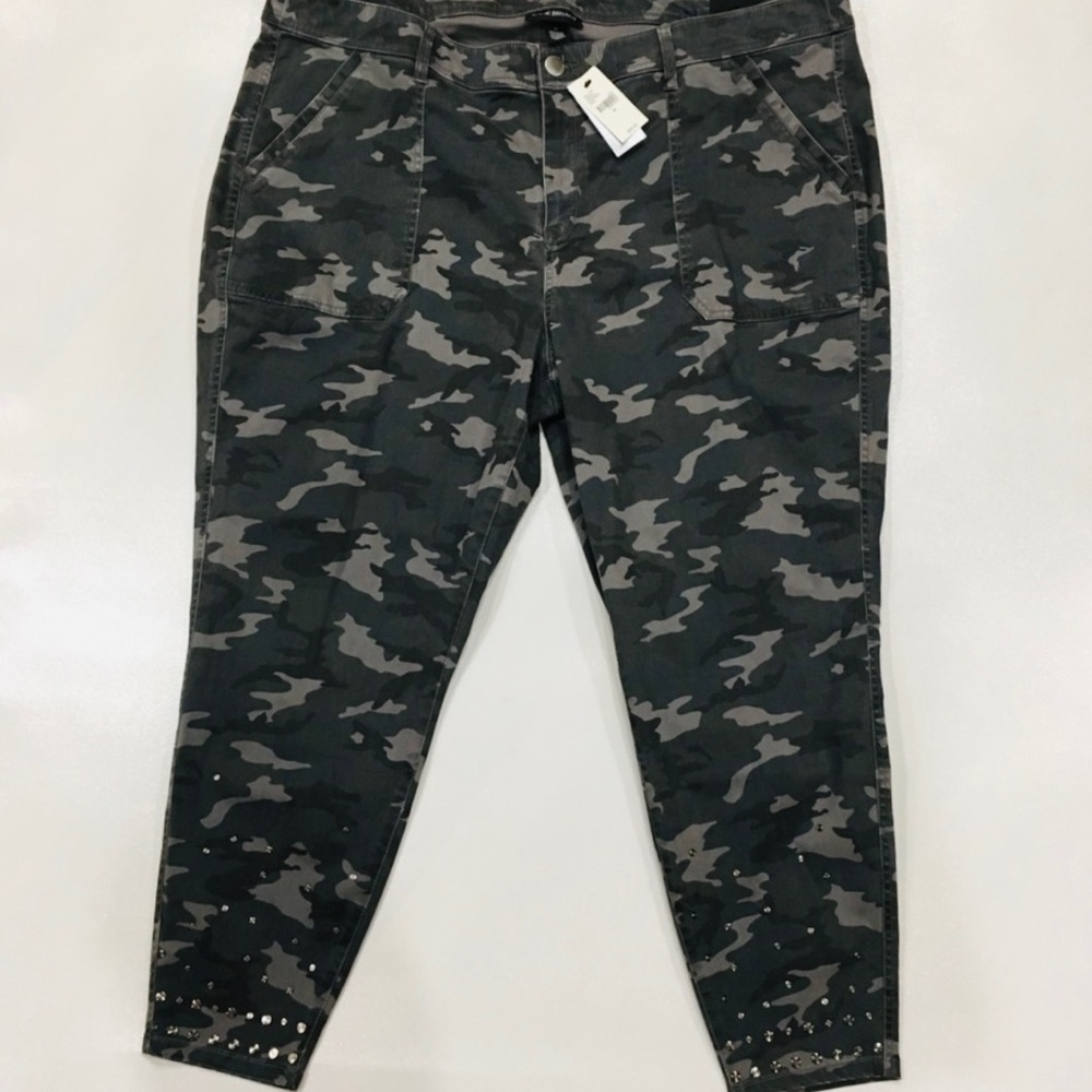 Lane Bryant Utility Skinny Camo Print Jean
